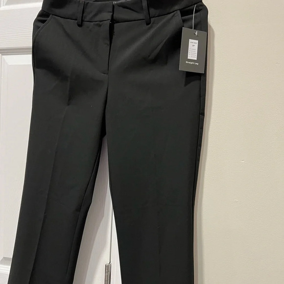 REKUCCI Women's Petite Relaxed Fit black pant - Picture 1 of 3